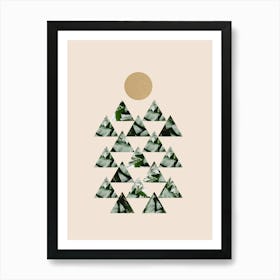 Tropical Geometry Art Print