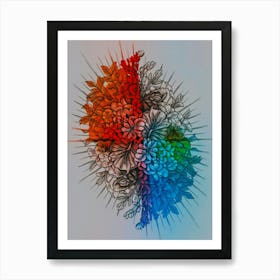 Flower Painting Art Print