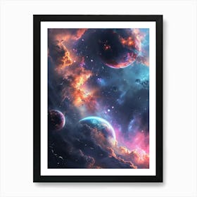 Galaxy Wallpaper 2 Art Print