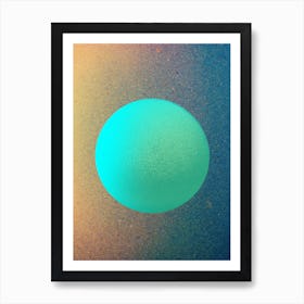 Orb Green Art Print