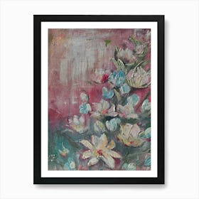 Flowers In Pink Art Print