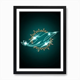 Miami Dolphins 1 Art Print