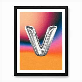 Chrome V Poster Art Print