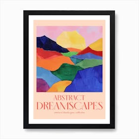 Abstract Dreamscapes Landscape Collection 24 Art Print