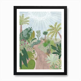 Botanical Garden In Bloom Art Print