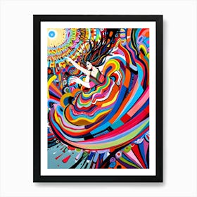 Abstract Painting 702 Art Print