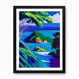 Lord Howe Island Australia Colourful Painting Tropical Destination Art Print