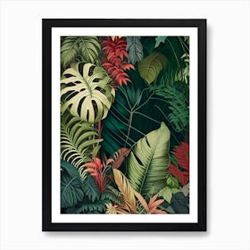 Jungle Foliage 7 Botanicals Art Print