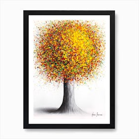 Rainbow Fusion Tree Art Print