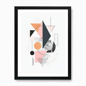 Abstract Geometric Canvas Print Art Print