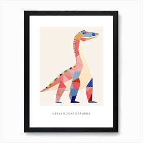 Nursery Dinosaur Art Heterodontosaurus 2 Poster Art Print