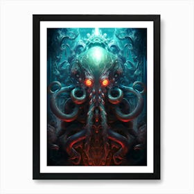 Cthulhu Kraken 1 Art Print