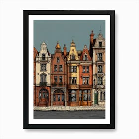 Old Buildings In London Art Print