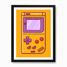 Gameboy Icon Art Print