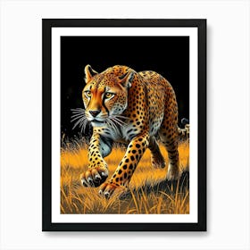 Wild Animal Creative Portrait 96 Art Print