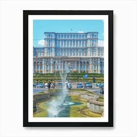 Colossal monument of ambition and power. Art Print