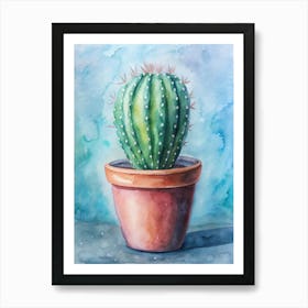 Watercolor Cactus Art Print