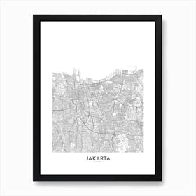 Jakarta Art Print