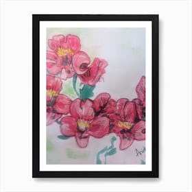 Red Flowers Art Print