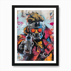 Guardians Of The Galaxy Star Lord Art Print