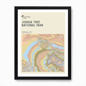 Joshua Tree National Park Series California Usa Art Print