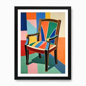 Chair By Person Art Print