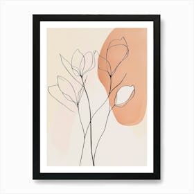 Abstract Floral Painting 9 Art Print