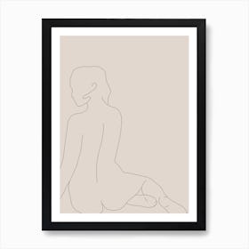 Female Figure 2 Line Art Print