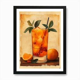 Aperol Spritz Art Print 172 Art Print