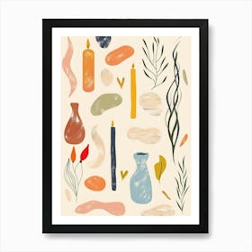 Abstract Objects Collection 2 Art Print