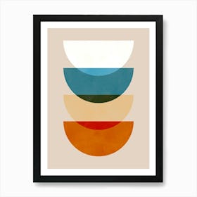 Art of circles in harmony 3 Art Print