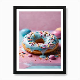 Easter Donuts Art Print