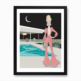 Hollywood Hills Art Print