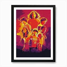 Stranger Things Horror Movie Art Print