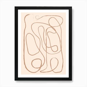 Drawing Of Lines, Abstract Poster