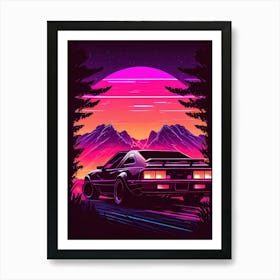 Back To The Future Art Print