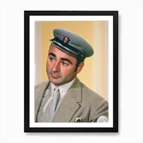 Bob Hoskins Retro Collage Movies Art Print