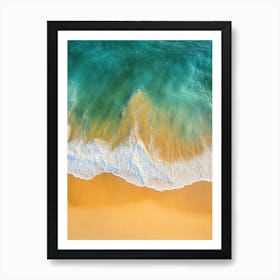 Aerial View Of A Beach 175 Art Print