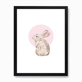 Watercolour Rabbit Art Print