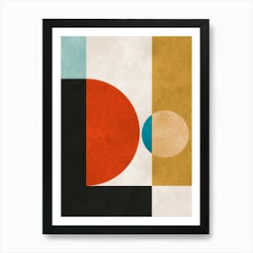 Geometric expressive shapes 2 Art Print