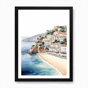 Minimalistic Spanish Riviera (30) Art Print