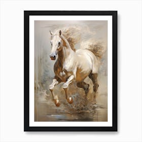 A Horse Painting In The Style Of Glazing 1 Art Print