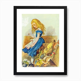 Alice Upsets The Jury Box Art Print