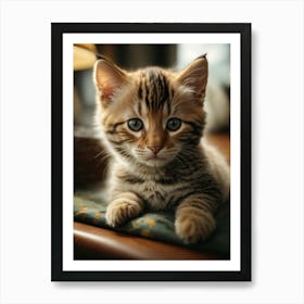 Cute Kitten Art Print