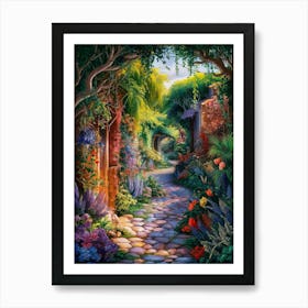 Garden Path 2 Art Print