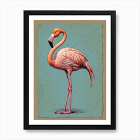 Flamingo 10 Art Print