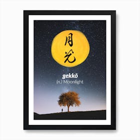 Gekko Art Print