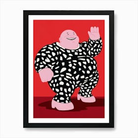 Big Fat Bloke Art Print