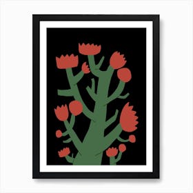 Red Blossom Art Print