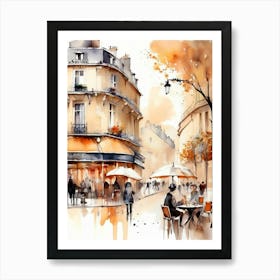 Paris Cafe 4 Art Print